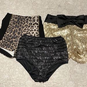 High wasted short shorts (Us 8/ Uk 12) (3 pairs/bundle)